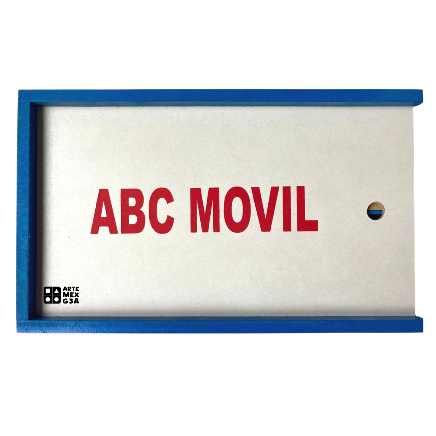 Alfabeto abecedario móvil montessori Azul