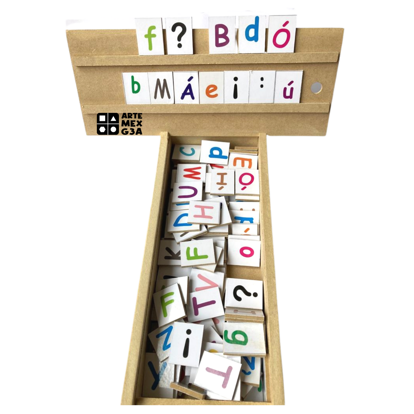 Kit de Abc x asociación, silabario simple y un abc movil