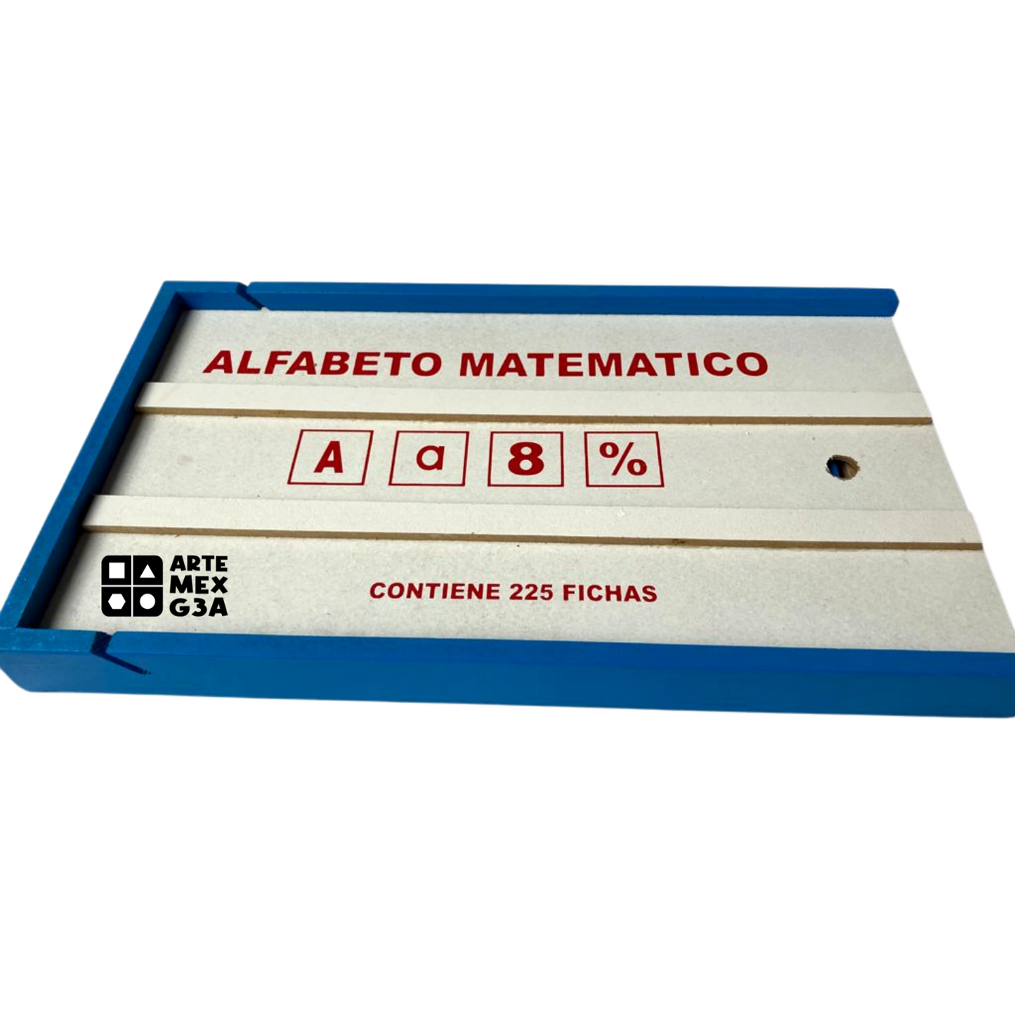Alfabeto matematico abacecedario movil azul