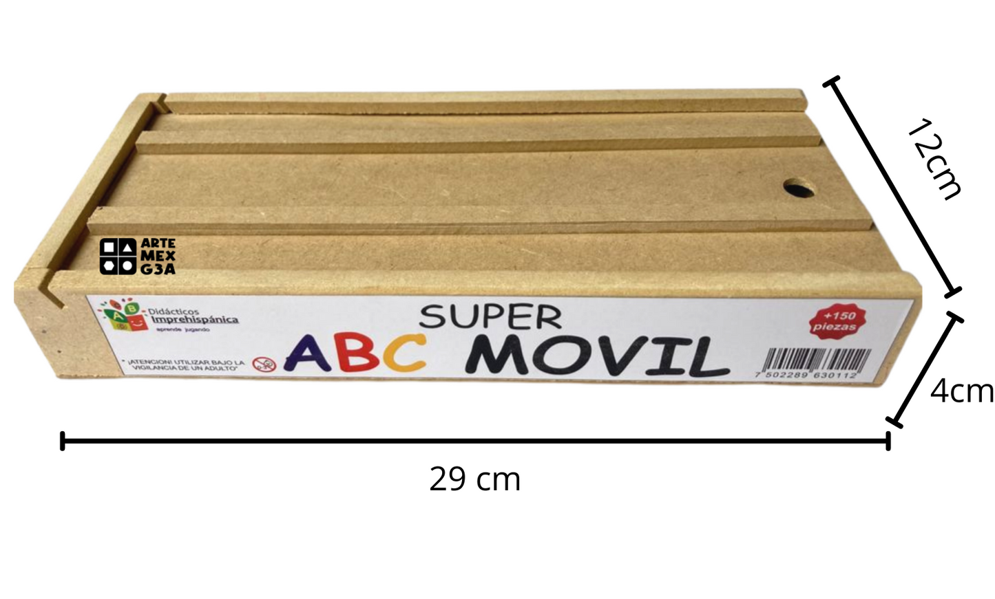 Kit Abc móvil Cromo, Silabario simple y compuesto