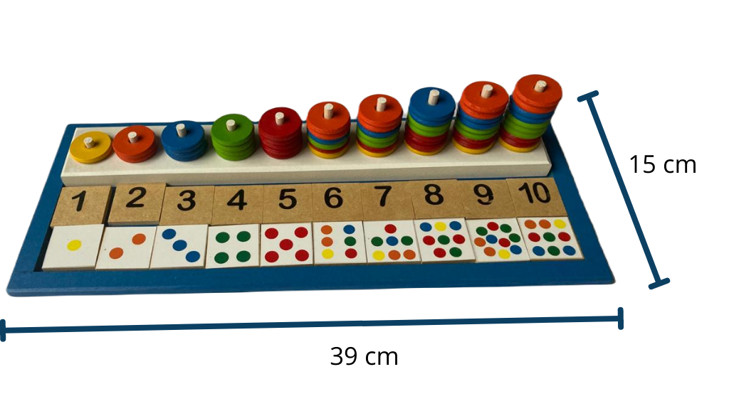 Abaco Por Asociación Madera Didáctico Divertido Juego