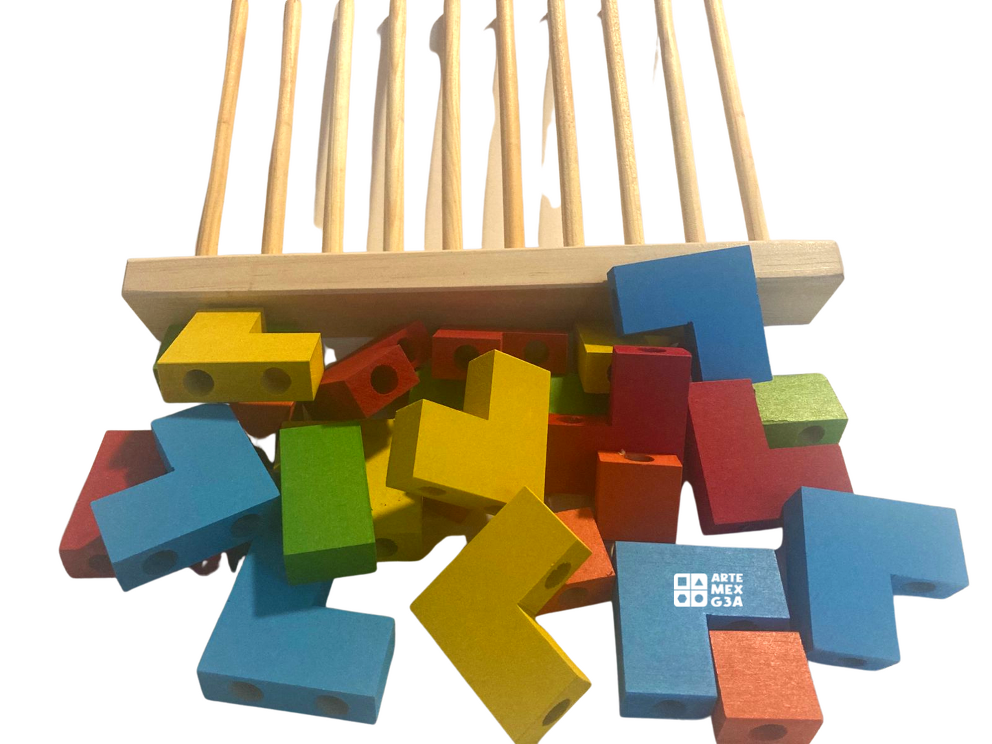Tetris De Madera Montessori Divertido