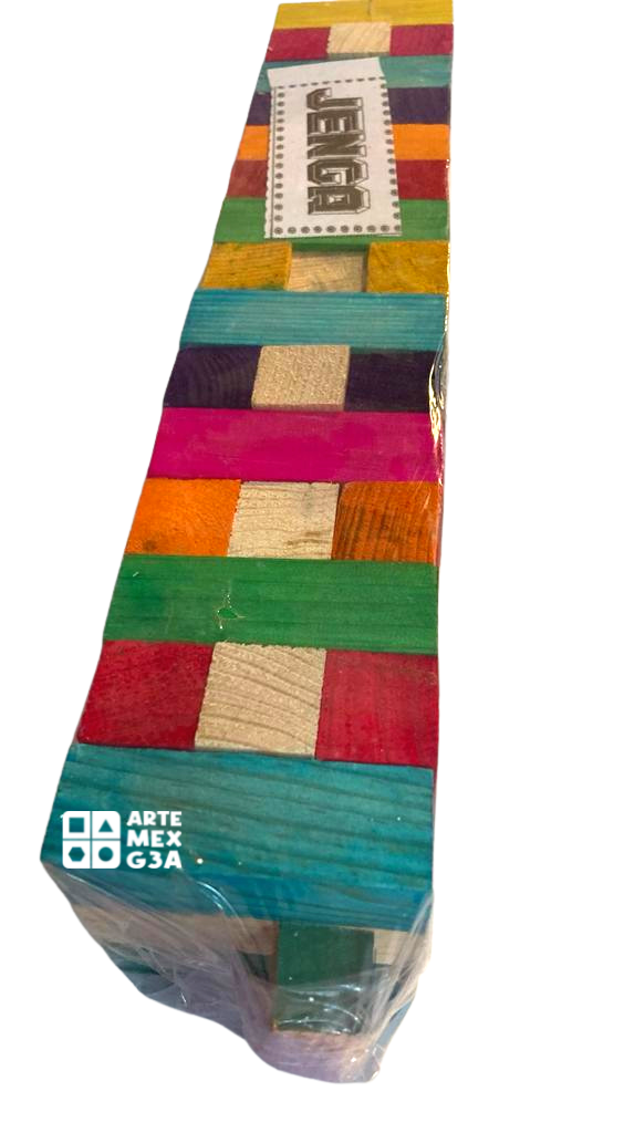 Jenga De Madera Grande + Dado Juego didáctico divertido Niños