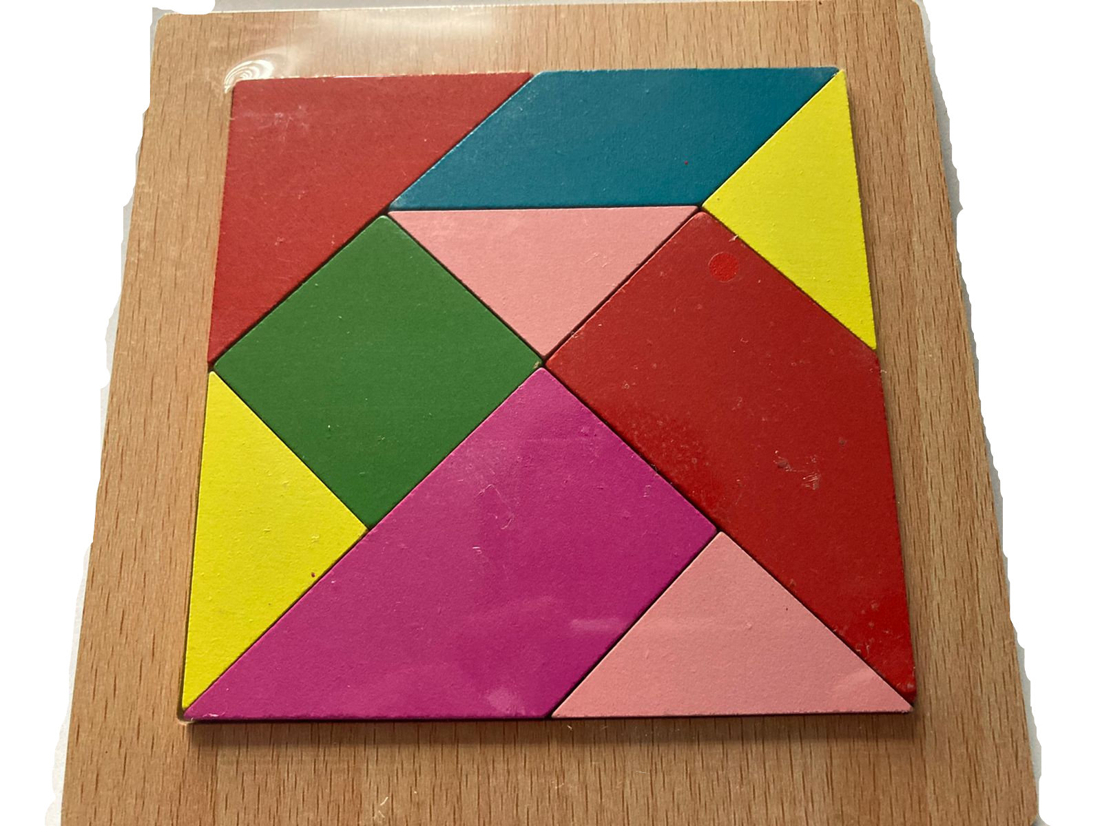 Rompecabezas De Figuras Geometricas De Carton Cartón Puzzle De