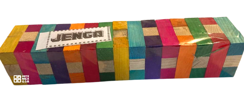 Jenga De Madera Grande + Dado Juego didáctico divertido Niños
