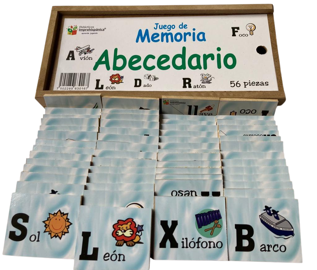 Memoria abecedario Divertido Escuela