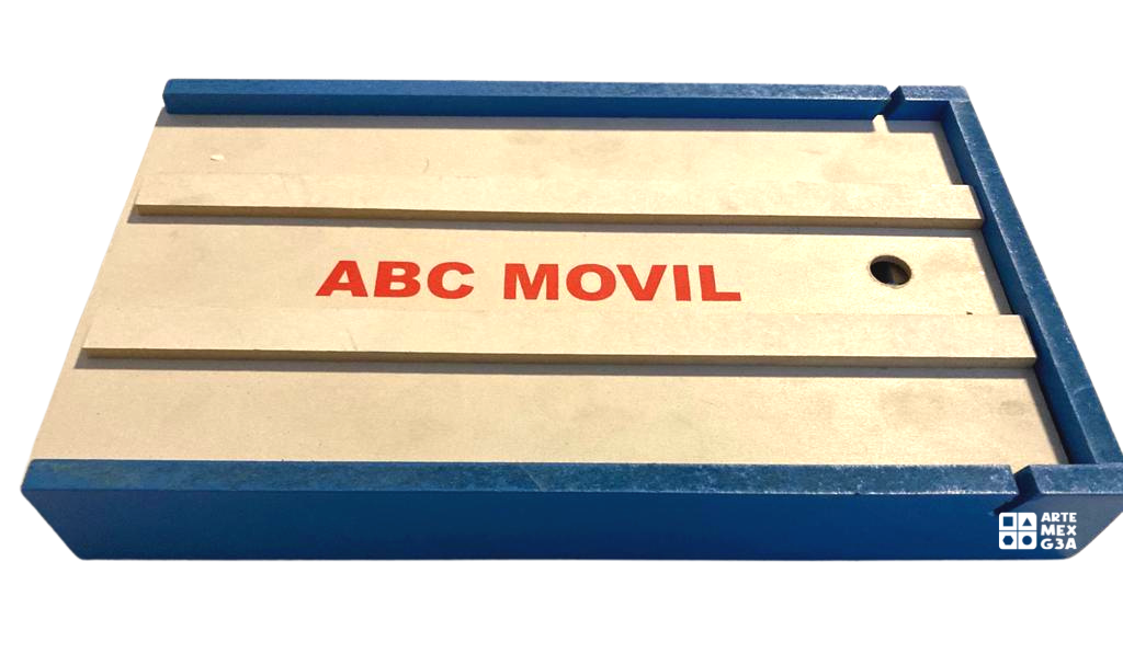 Abecedario Móvil De Madera con barras con abc movil