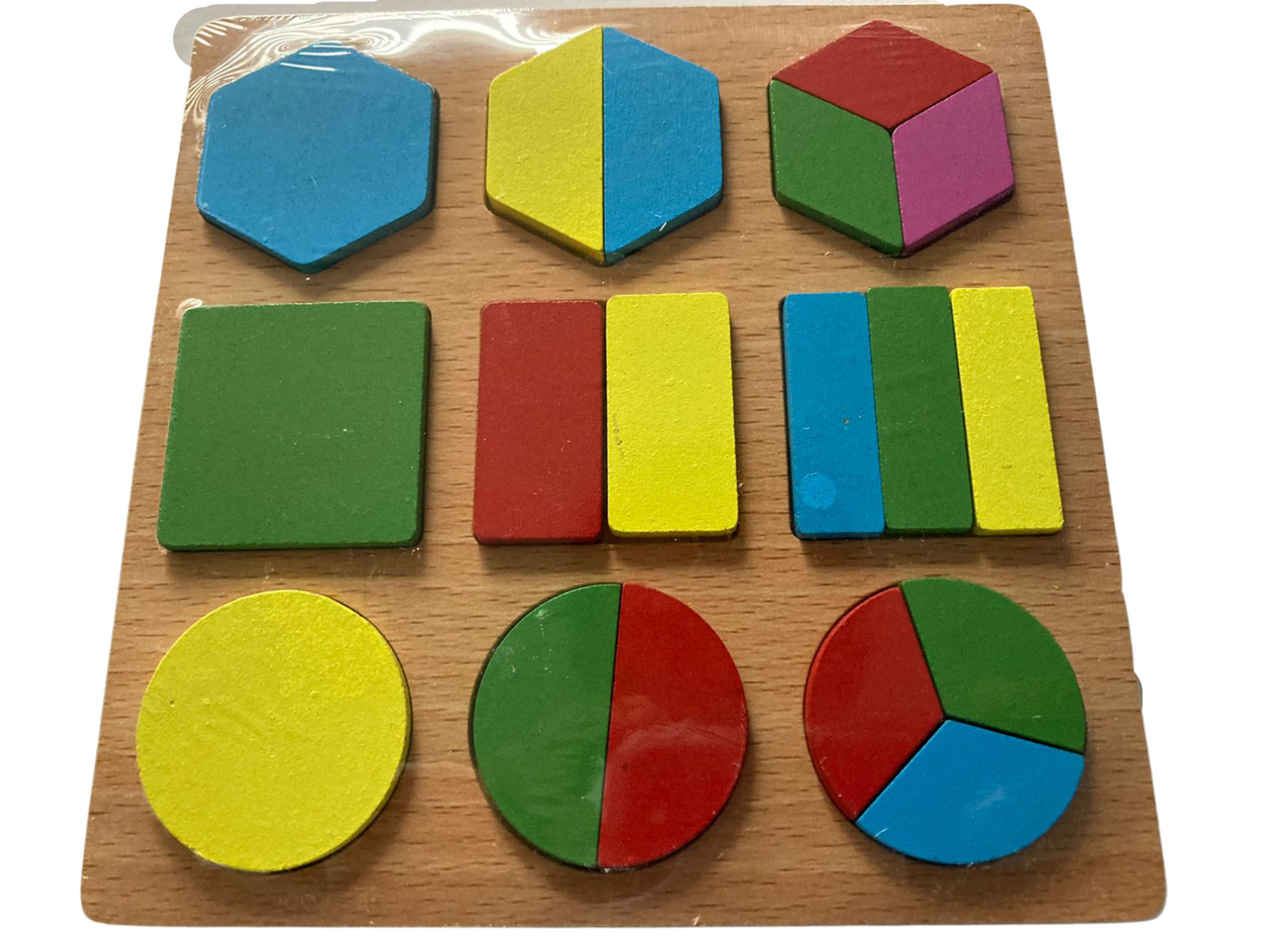 Rompecabezas de figuras geométricas.