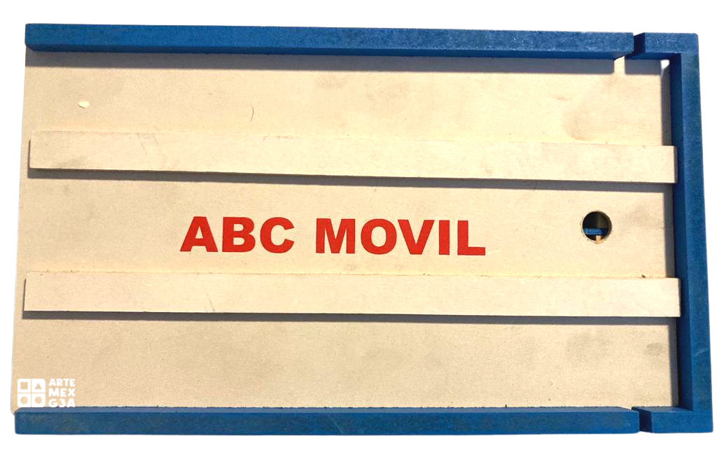 Abecedario Móvil De Madera con barras con abc movil