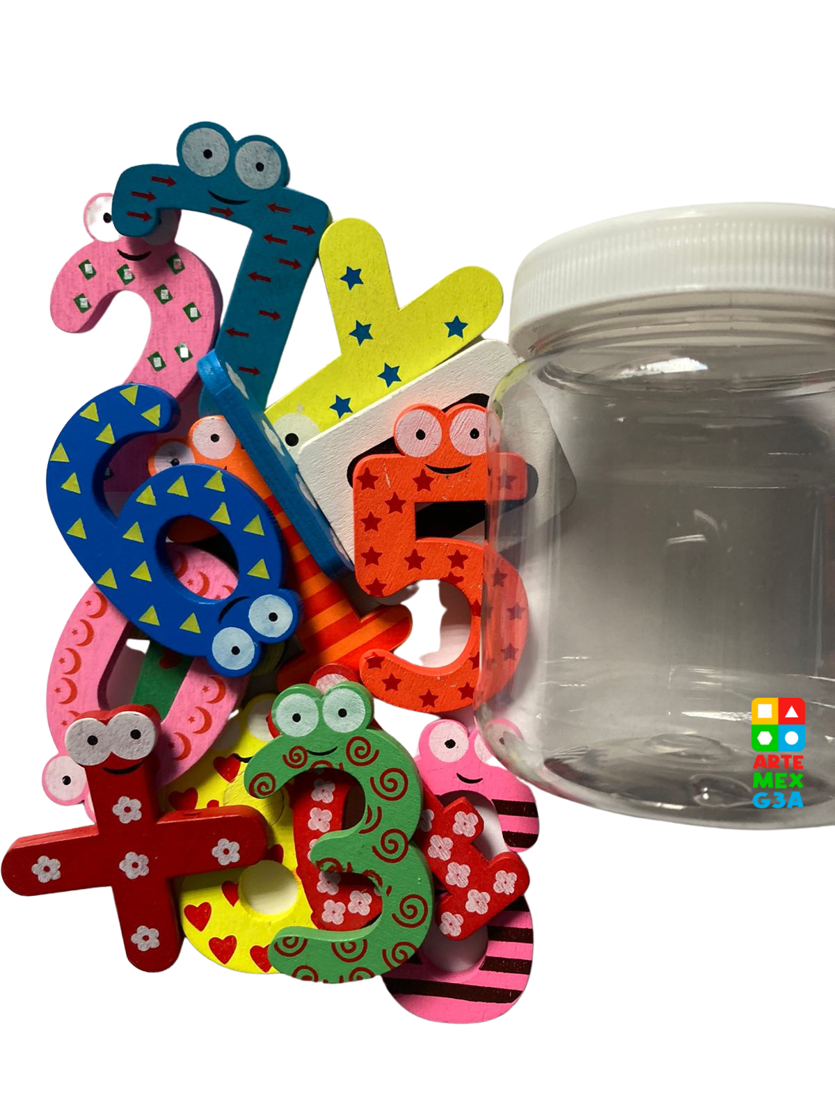 Kit de Letras y Numero con imán