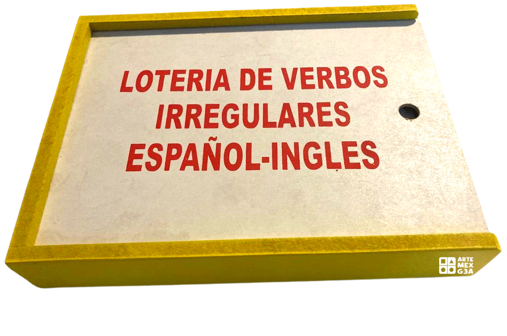 Lotería Verbos Irregulares Español Ingles