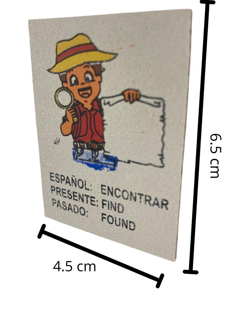 Lotería Verbos Irregulares Español Ingles
