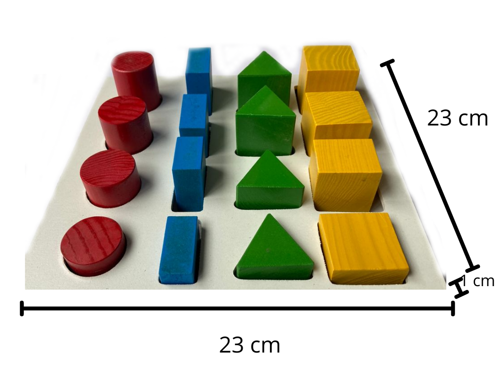 Niveles De Figuras Geométricas didácticos Montessori