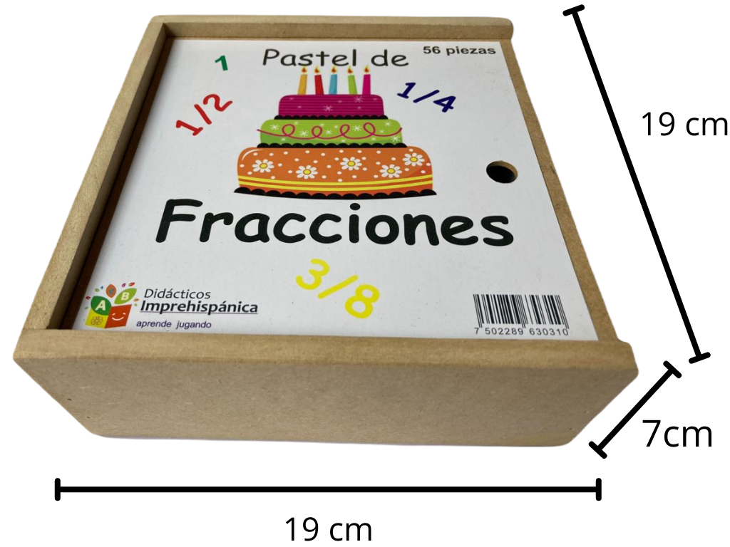 Pastel de fracciones
