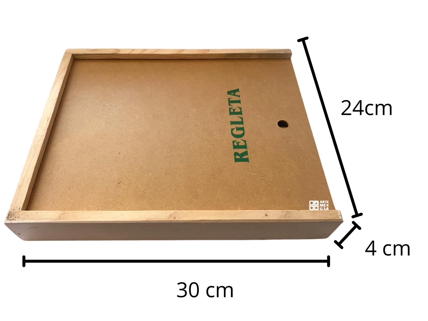 Regleta De Madera Grabadas Estuche Con Tapa Didácticos Divertido