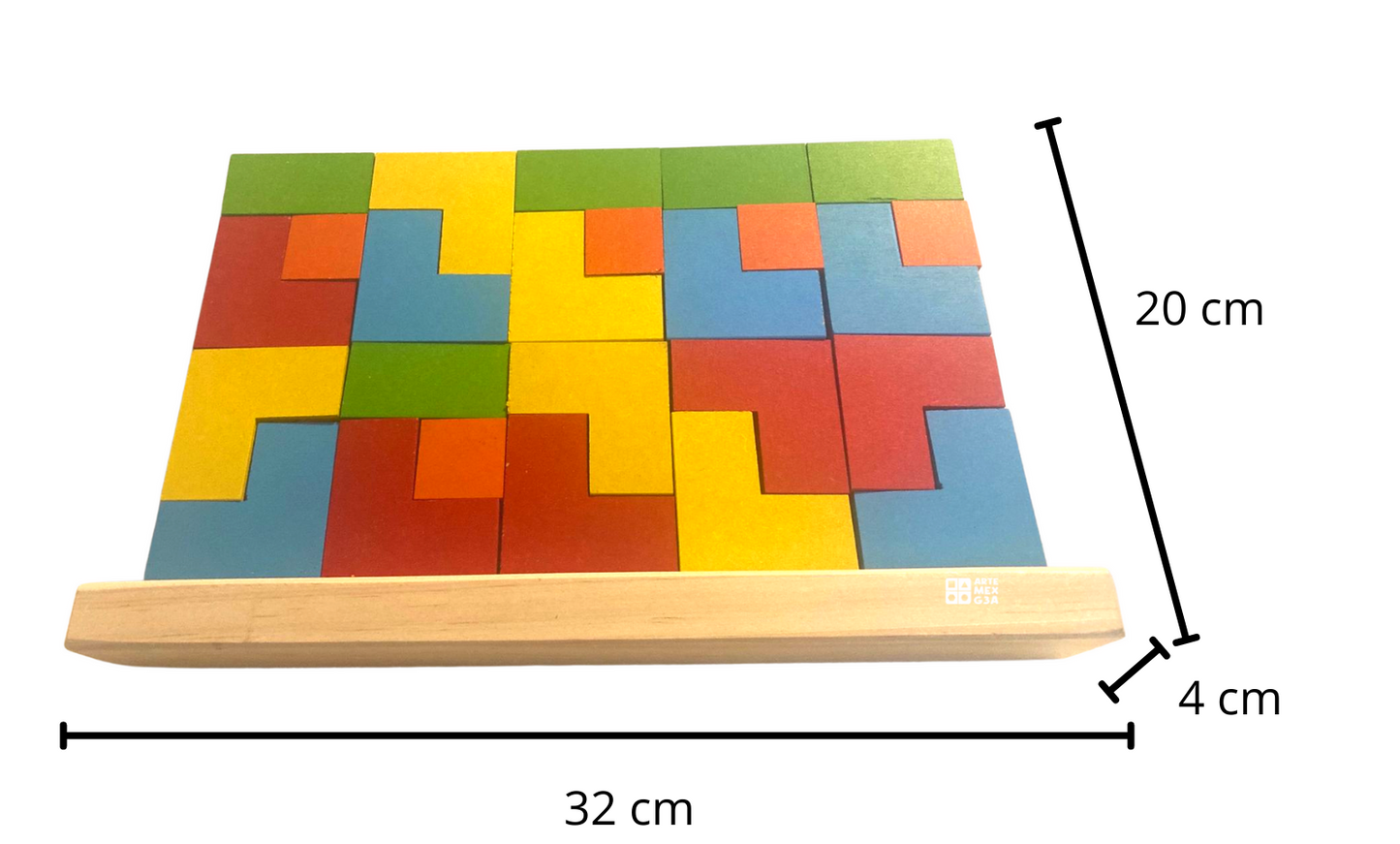 Tetris De Madera Montessori Divertido