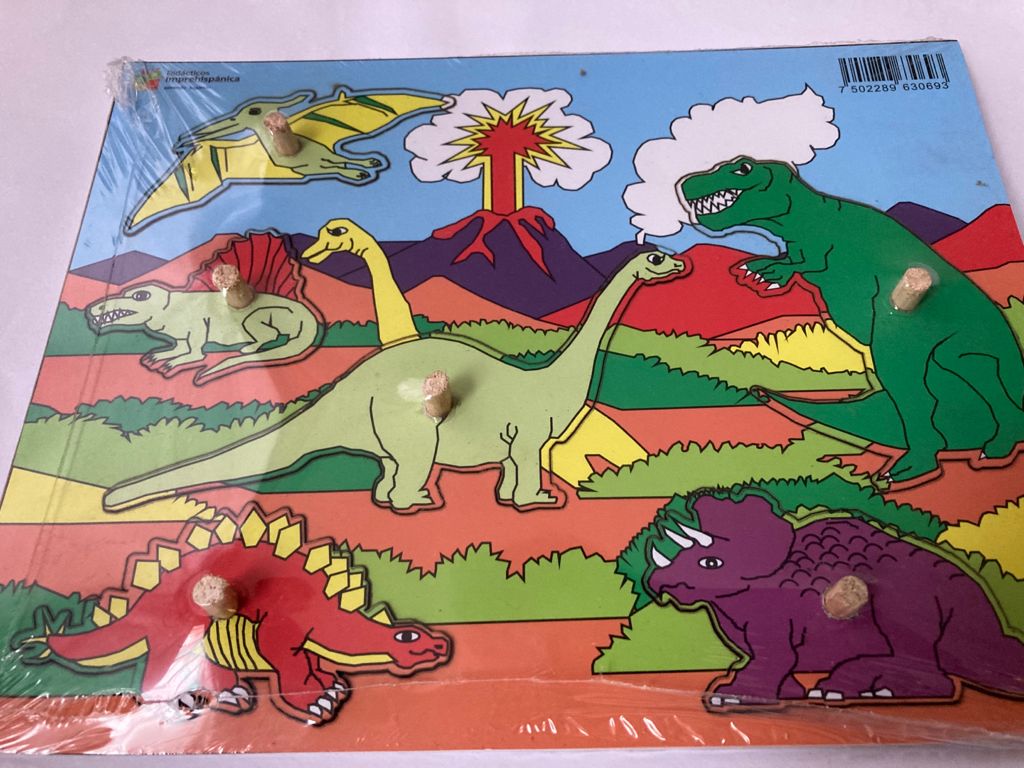 Rompecabezas Con Pija de los Dinosaurios