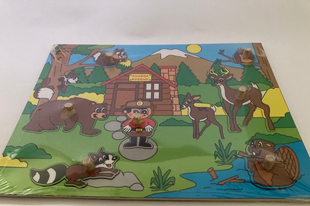 Rompecabezas Con Pija En Madera de Guarda bosques