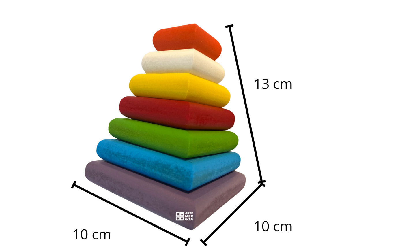 Torre chica de niveles