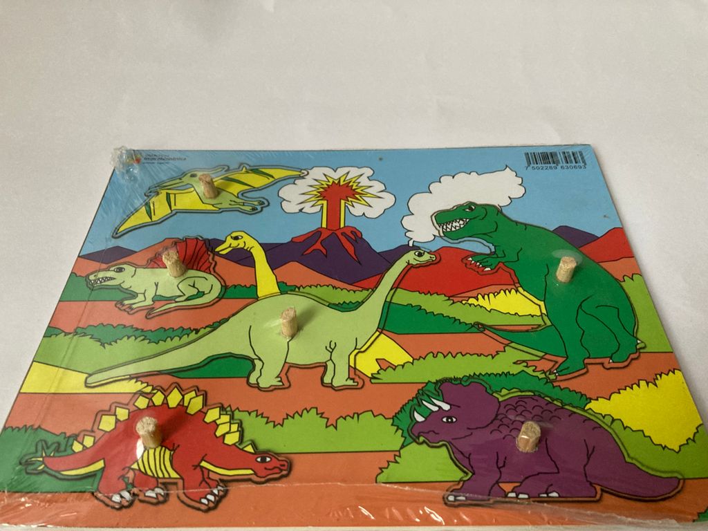 Rompecabezas Con Pija de los Dinosaurios