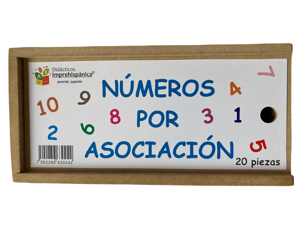 Números Por Asociación Juego Mesa Didáctico