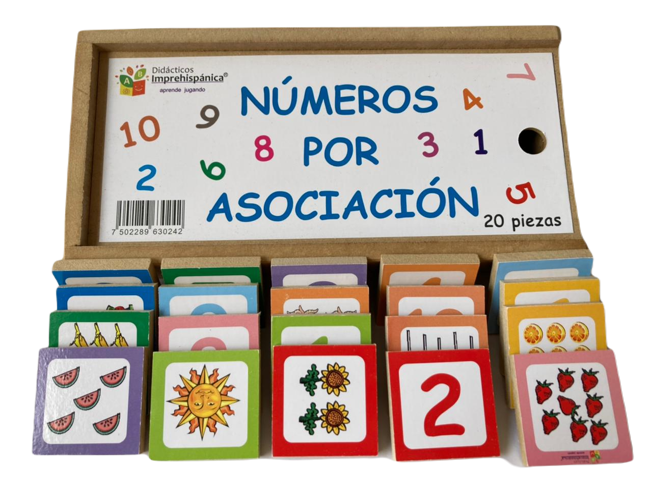 Kit de Números y Vocales por Asociación más silabario simple y compuesto
