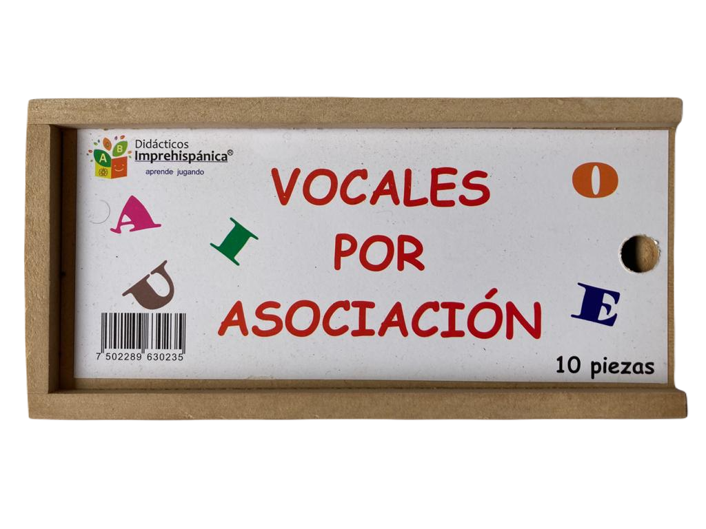 Vocales Por Asociación Juego Mesa Didáctico