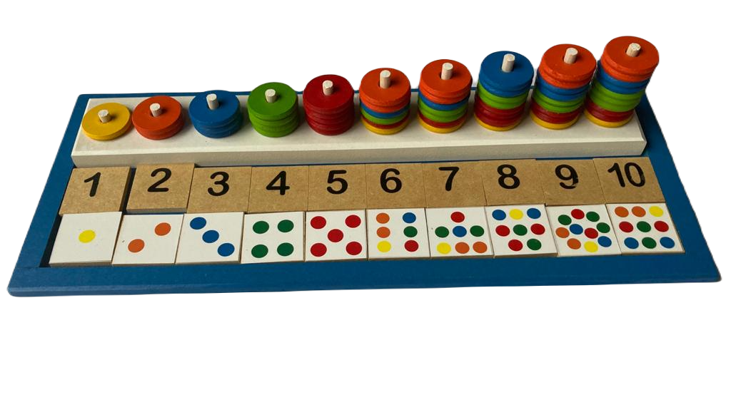 Abaco Por Asociación Madera Didáctico Divertido Juego
