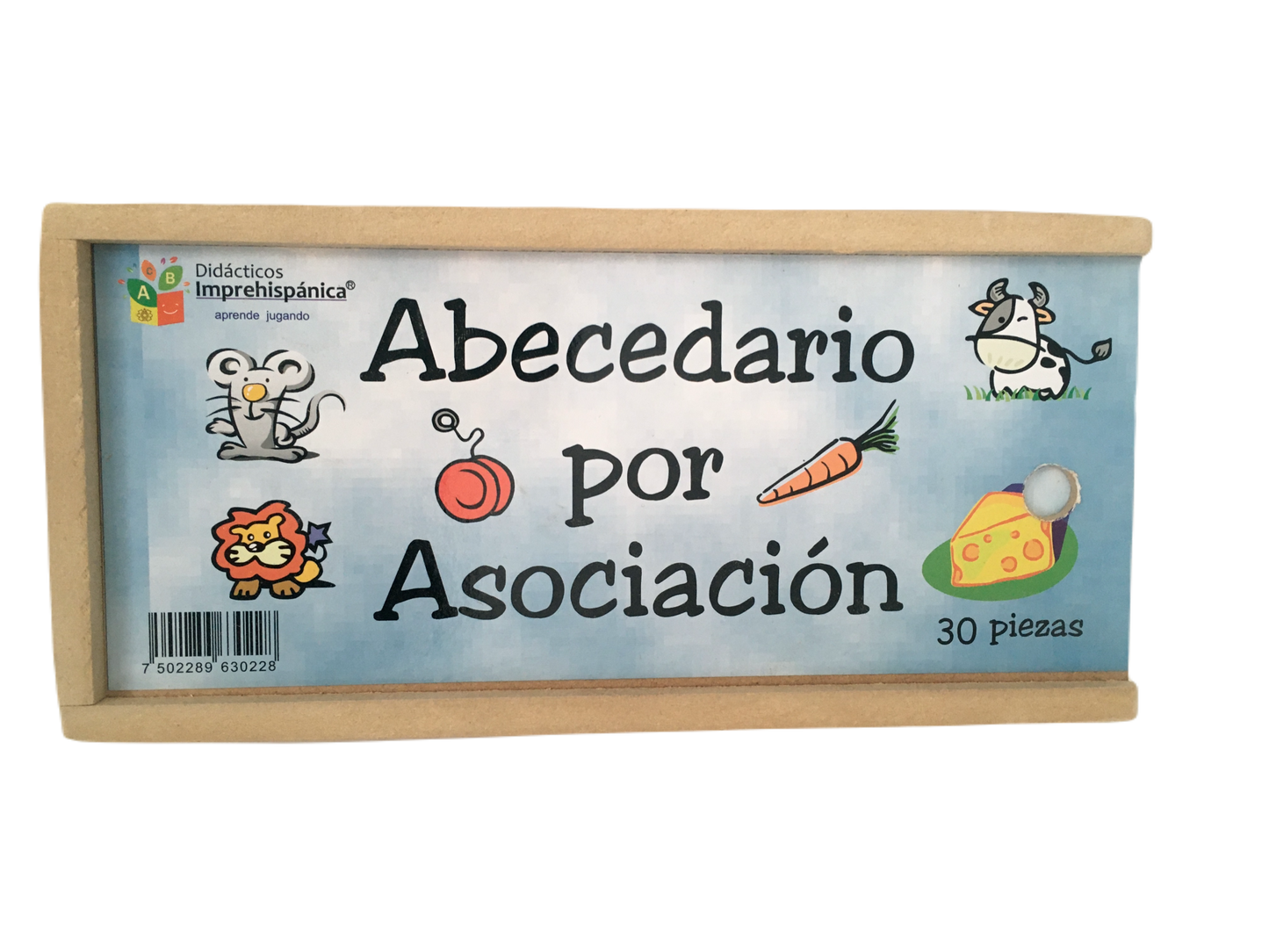 Abecedario por asociación Alfabeto ABC Didáctico Español