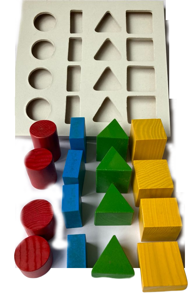 Niveles De Figuras Geométricas didácticos Montessori