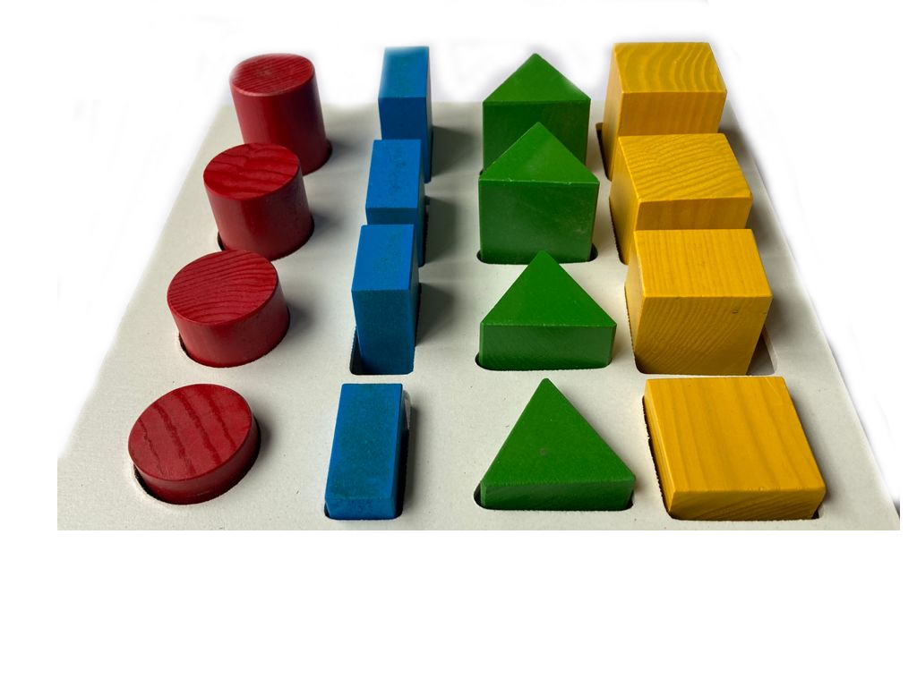 Niveles De Figuras Geométricas didácticos Montessori