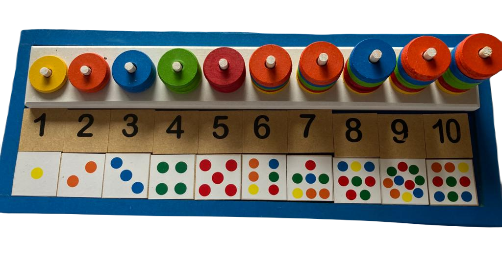 Abaco Por Asociación Madera Didáctico Divertido Juego