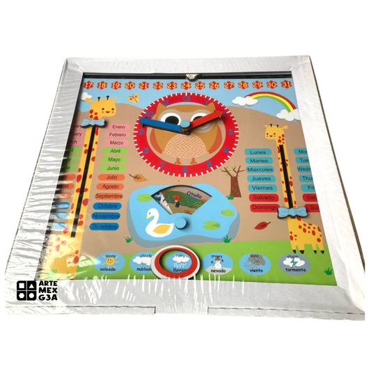 Reloj caja premium montessori