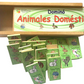 Dominó Didáctico De Madera Animales Domestico