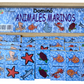 Dominó Didáctico De Madera Animales Marítimos