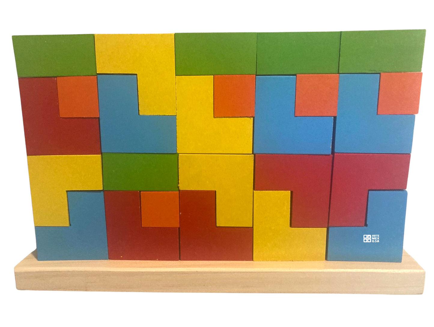 Tetris De Madera Montessori Divertido