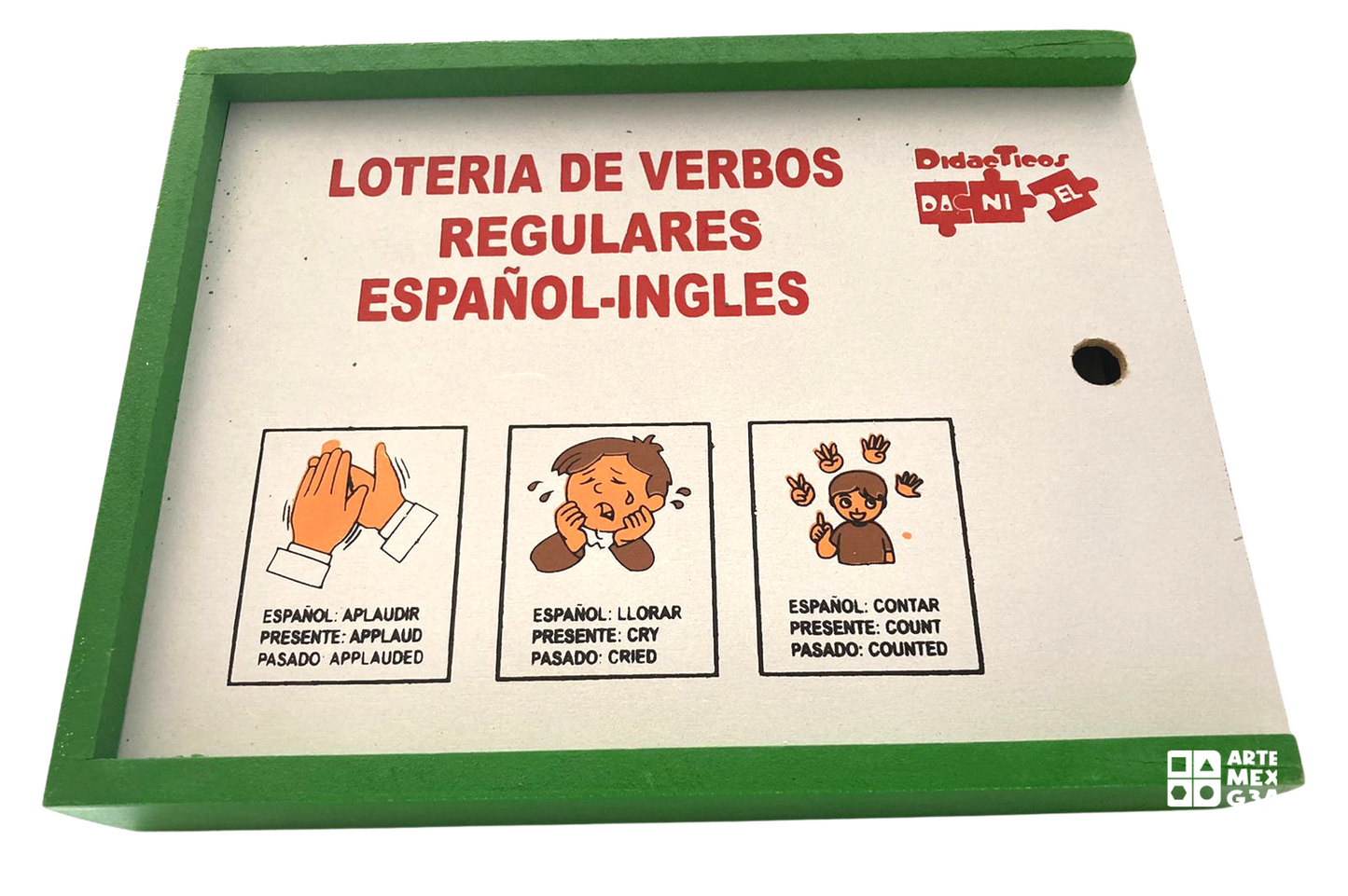 Lotería Verbos Regulares Español Ingles