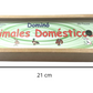 Dominó Didáctico De Madera Animales Domestico