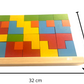 Tetris De Madera Montessori Divertido