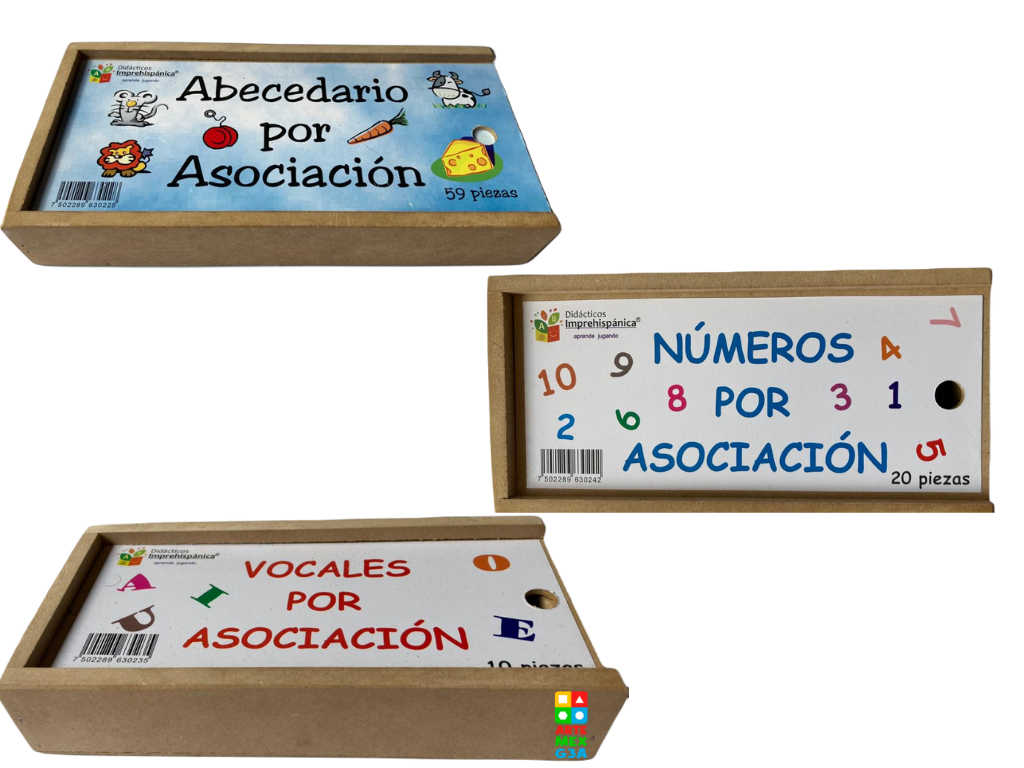 Kit de ABC, vocales y números x Asociación