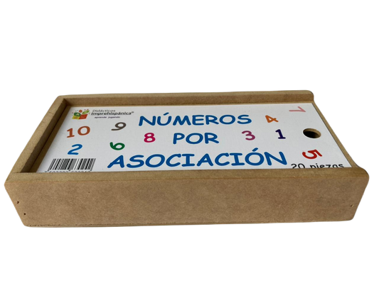 Números Por Asociación Juego Mesa Didáctico