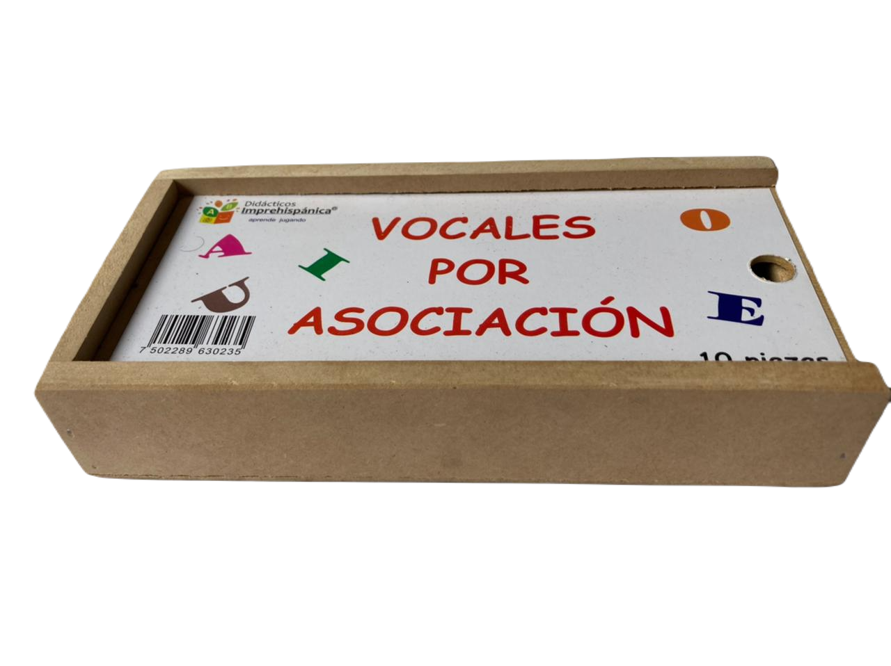 Vocales Por Asociación Juego Mesa Didáctico