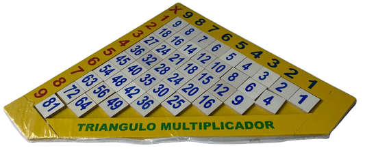 Triangulo Multiplicador, Tablas Multiplicar, Material Didáctico Divertido Juegos