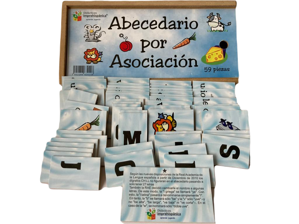 Kit de Abc x asociación, silabario simple y un abc movil